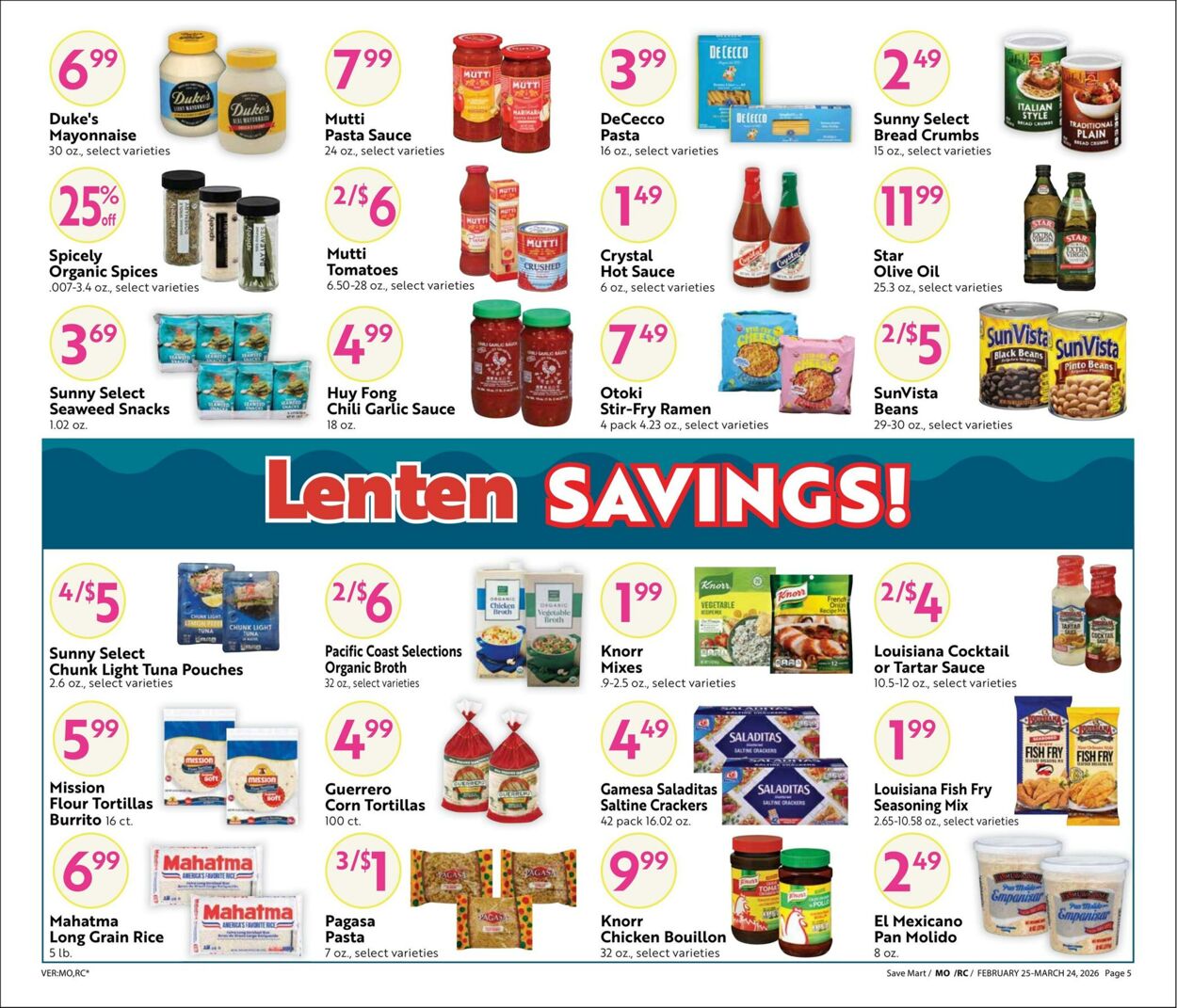 Weekly ad Save Mart 02/25/2026 - 03/24/2026
