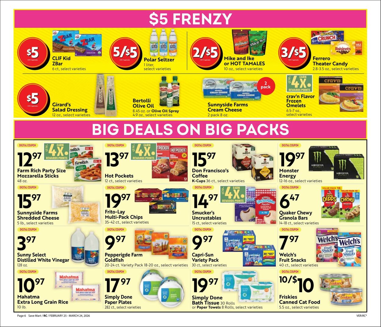 Weekly ad Save Mart 02/25/2026 - 03/24/2026