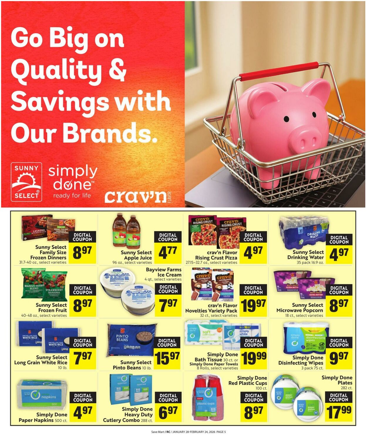 Weekly ad Save Mart 01/28/2026 - 02/24/2026