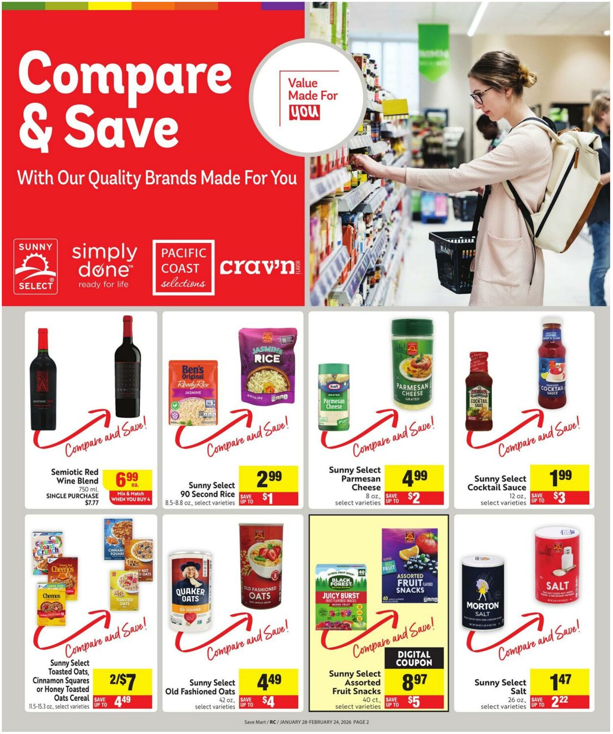 Weekly ad Save Mart 01/28/2026 - 02/24/2026