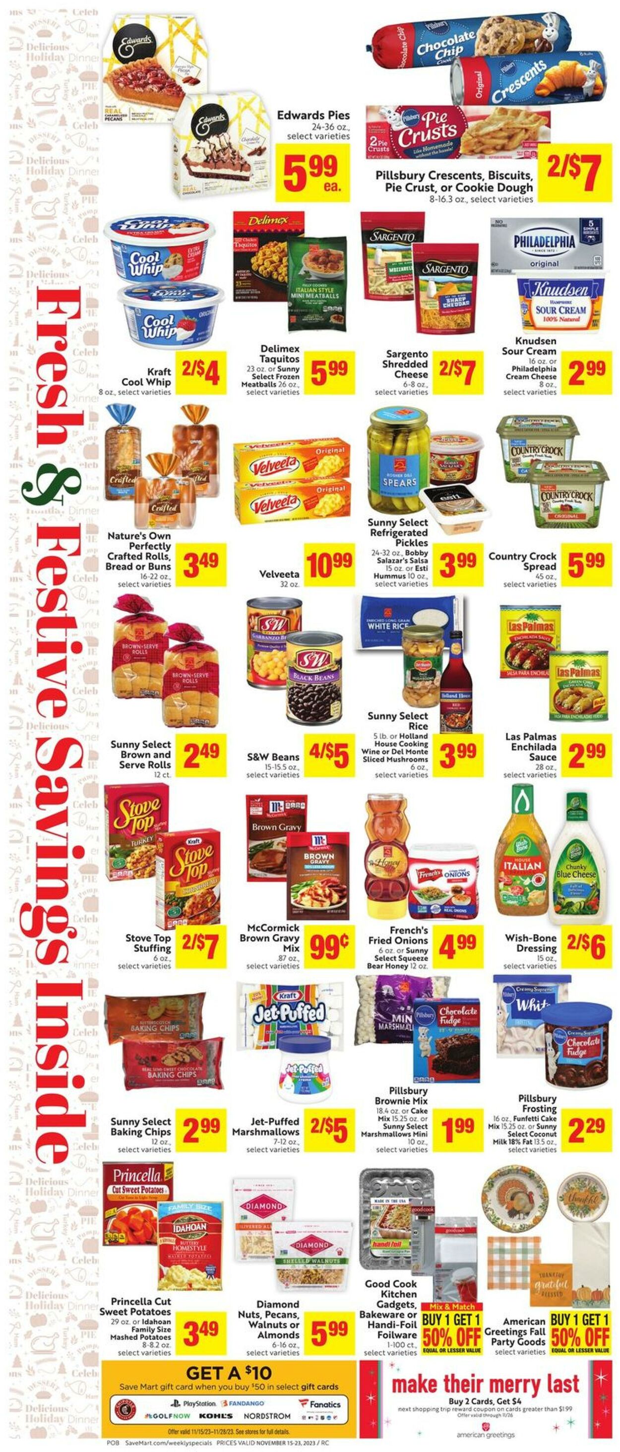 Weekly ad Save Mart 11/15/2023 - 11/23/2023