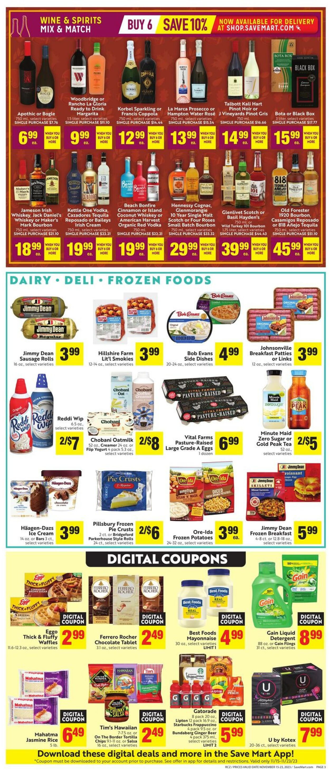 Weekly ad Save Mart 11/15/2023 - 11/23/2023