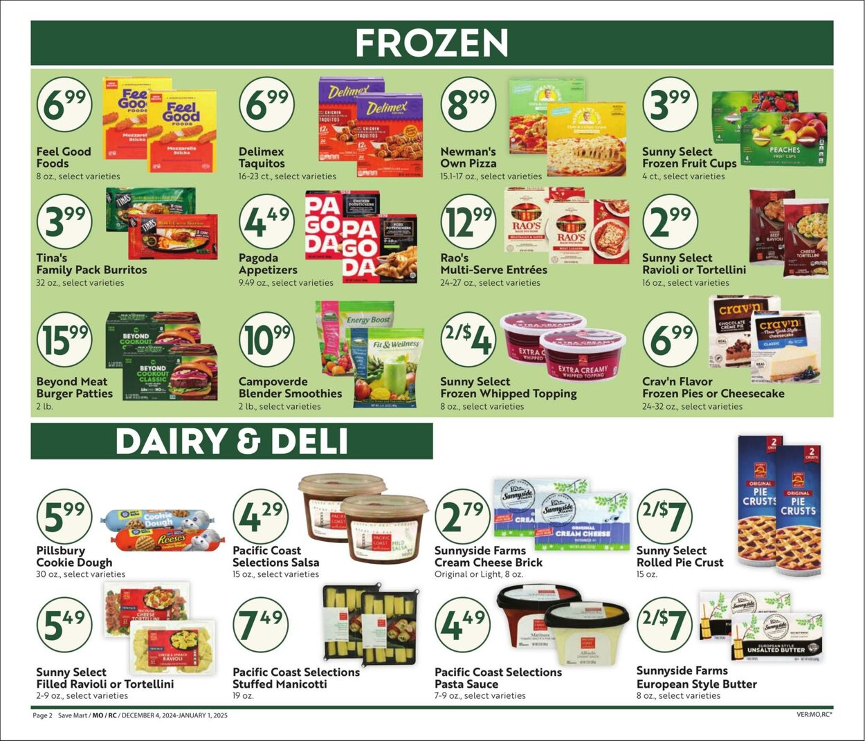 Weekly ad Save Mart 12/04/2024 - 01/01/2025