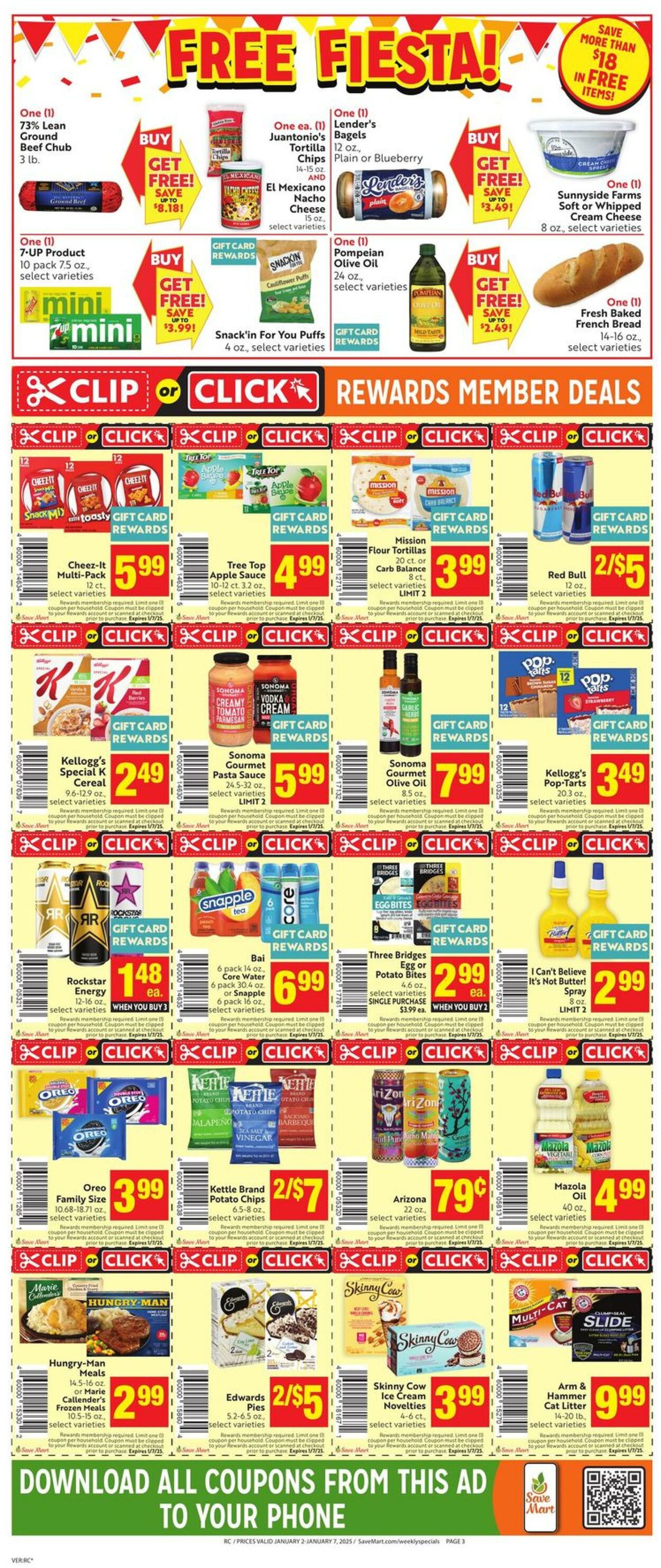 Weekly ad Save Mart 01/02/2025 - 01/07/2025