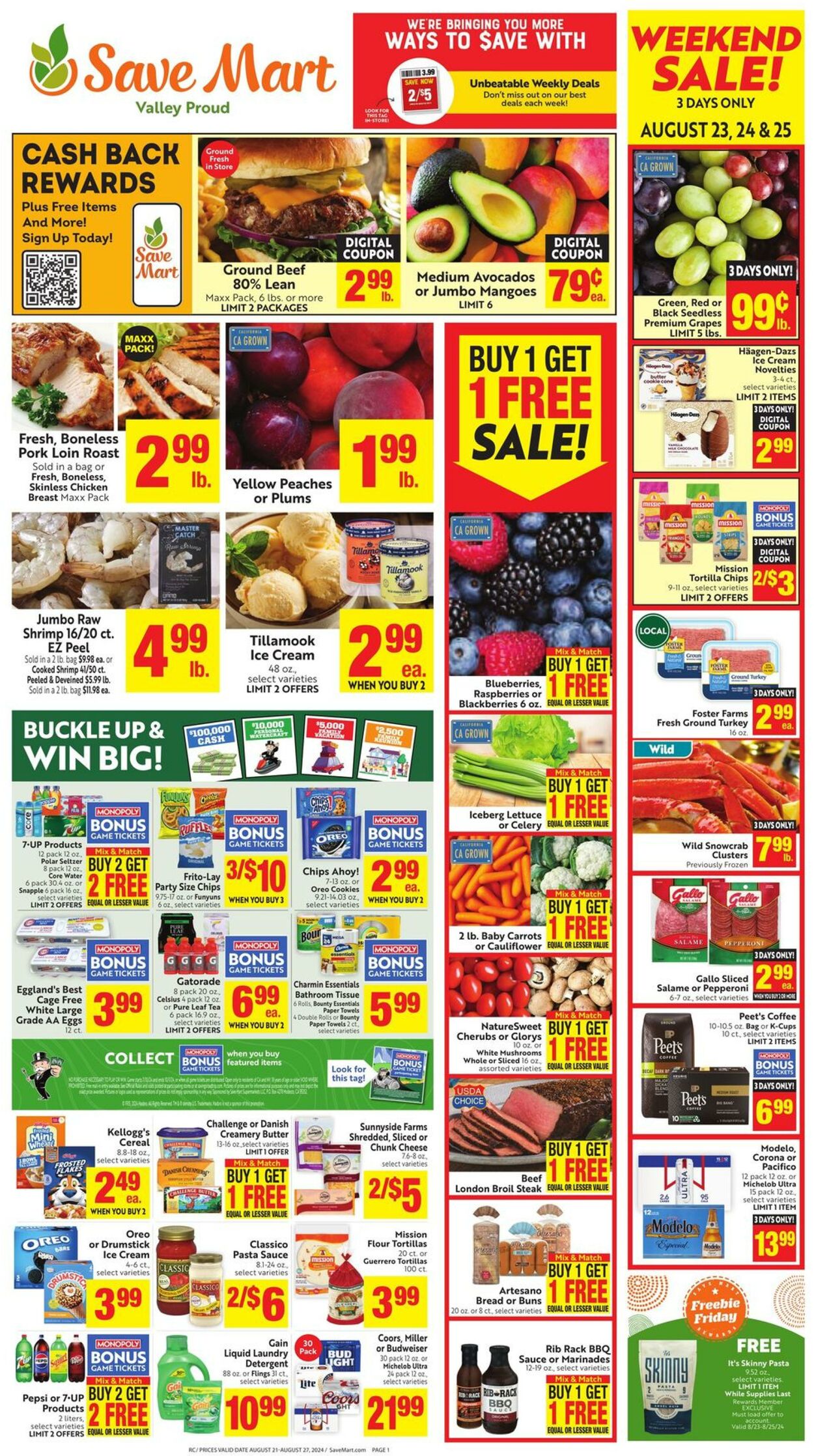 Weekly ad Save Mart 08/21/2024 - 08/27/2024