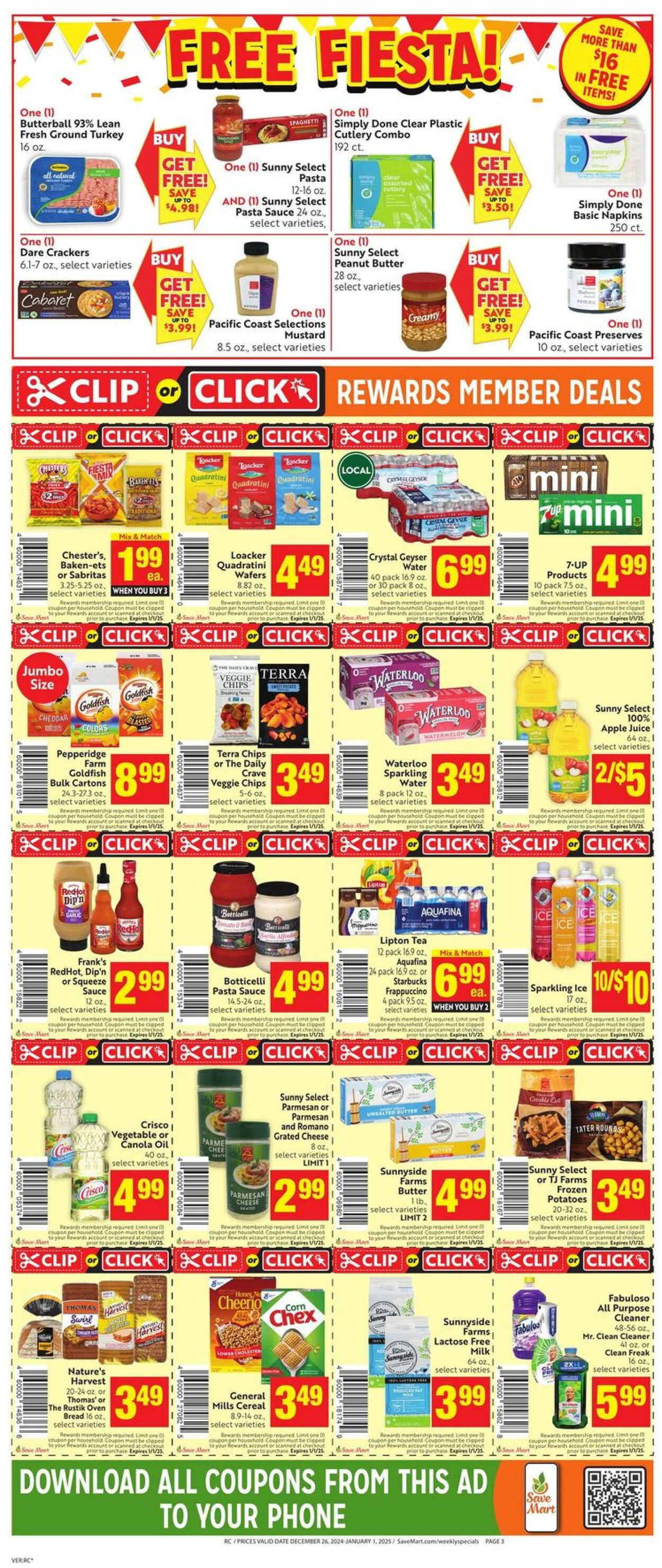 Weekly ad Save Mart 12/26/2024 - 01/01/2025