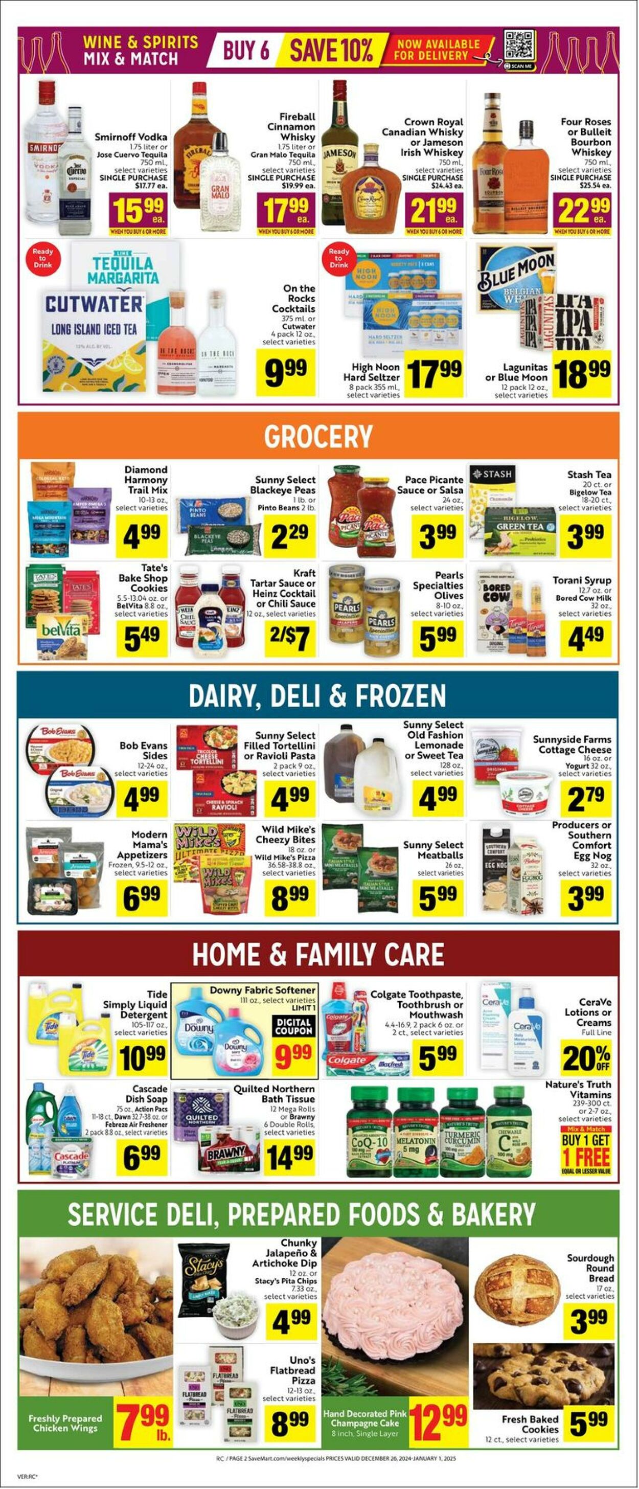 Weekly ad Save Mart 12/26/2024 - 01/01/2025