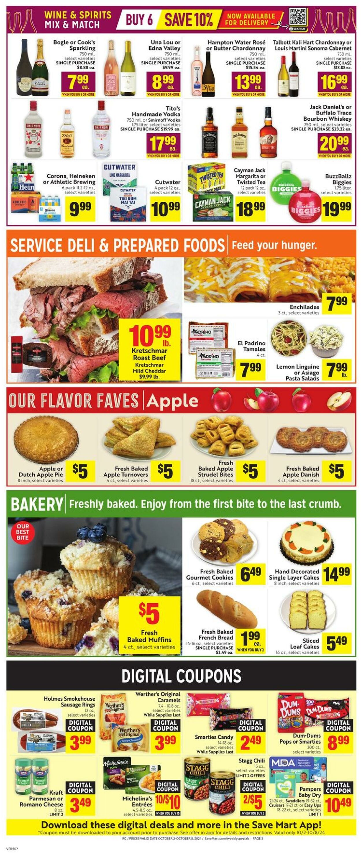 Weekly ad Save Mart 10/02/2024 - 10/08/2024