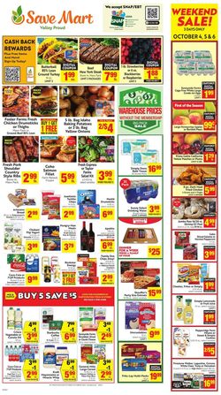 Weekly ad Save Mart 10/30/2024 - 12/03/2024