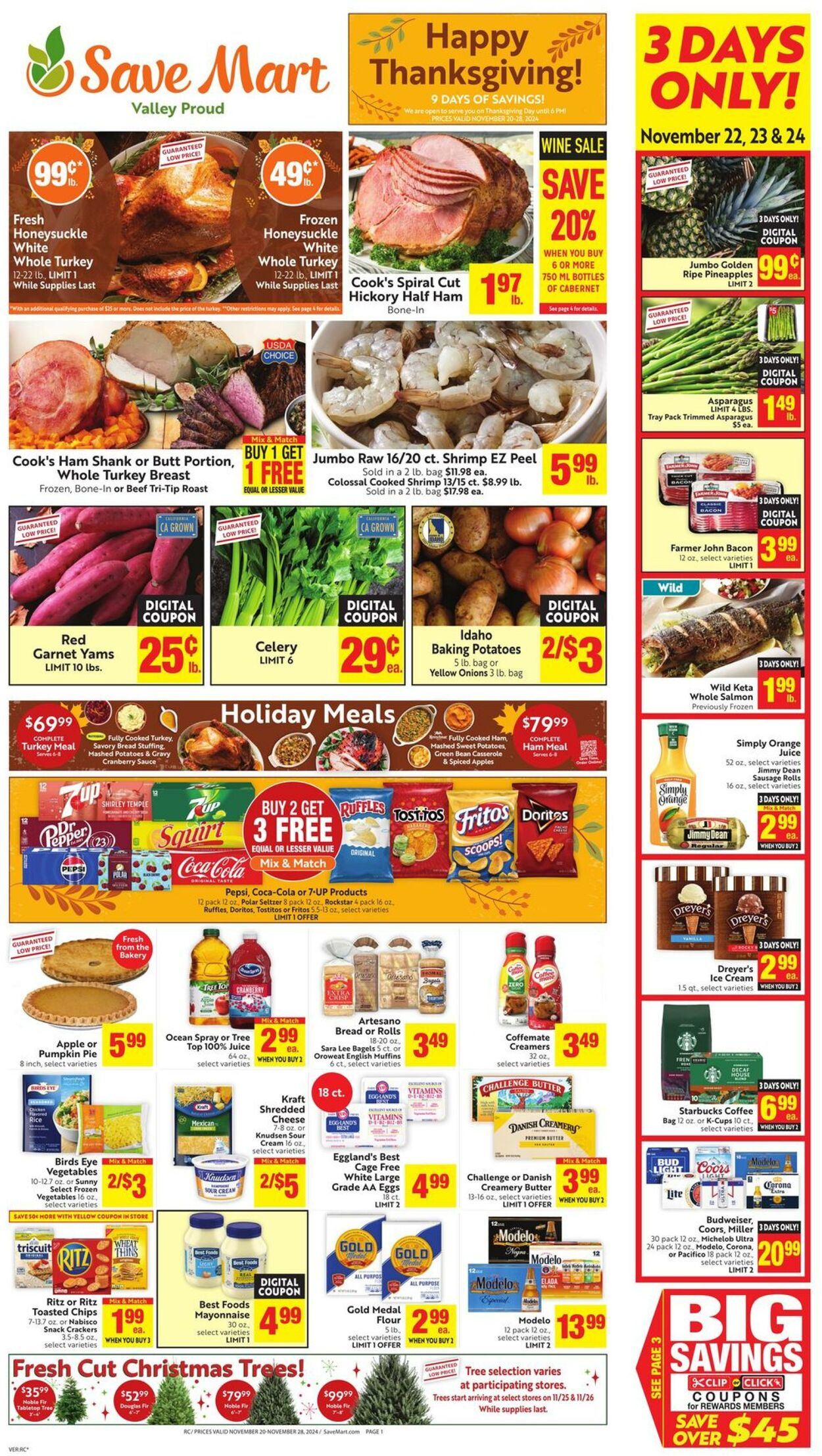 Weekly ad Save Mart 11/20/2024 - 11/28/2024