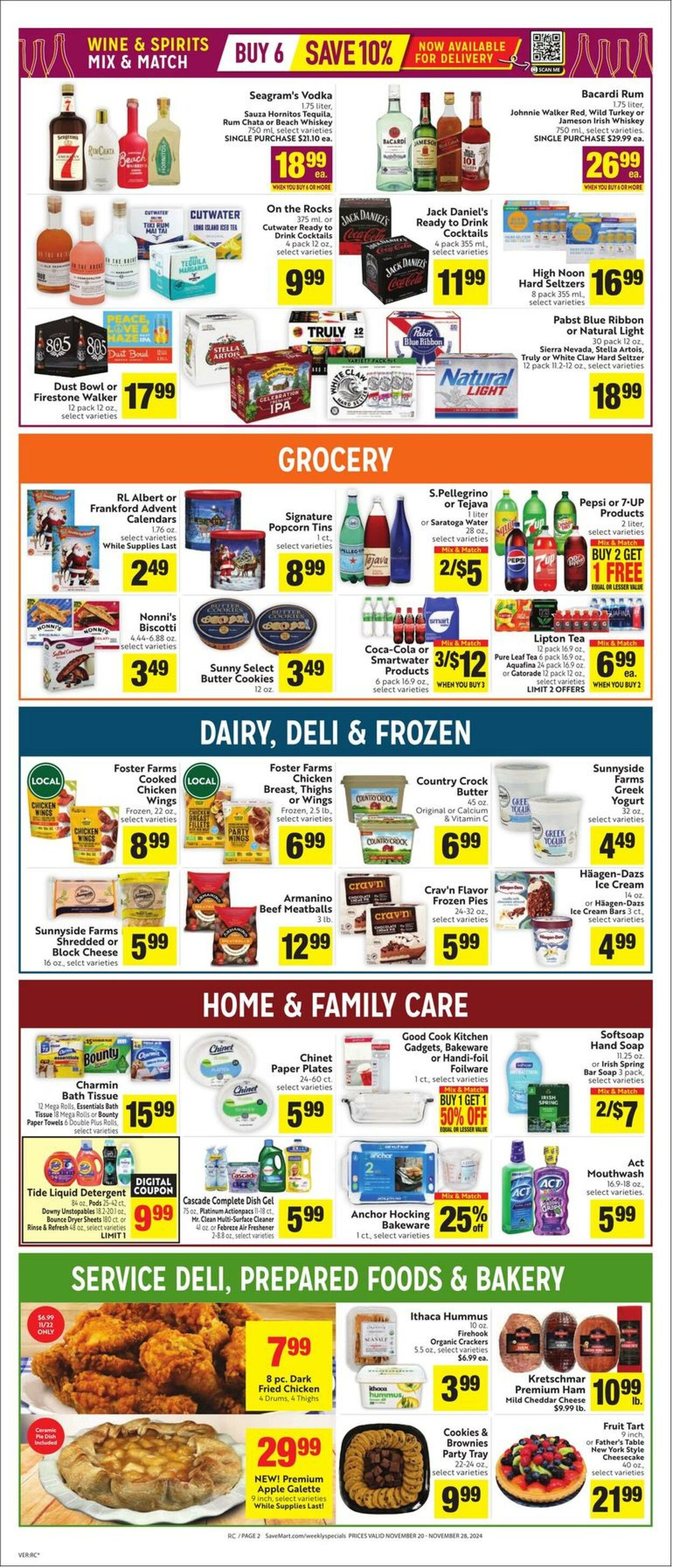 Weekly ad Save Mart 11/20/2024 - 11/28/2024