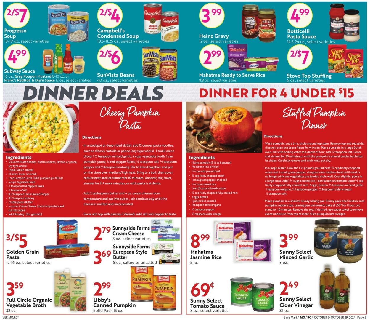 Weekly ad Save Mart 10/02/2024 - 10/29/2024