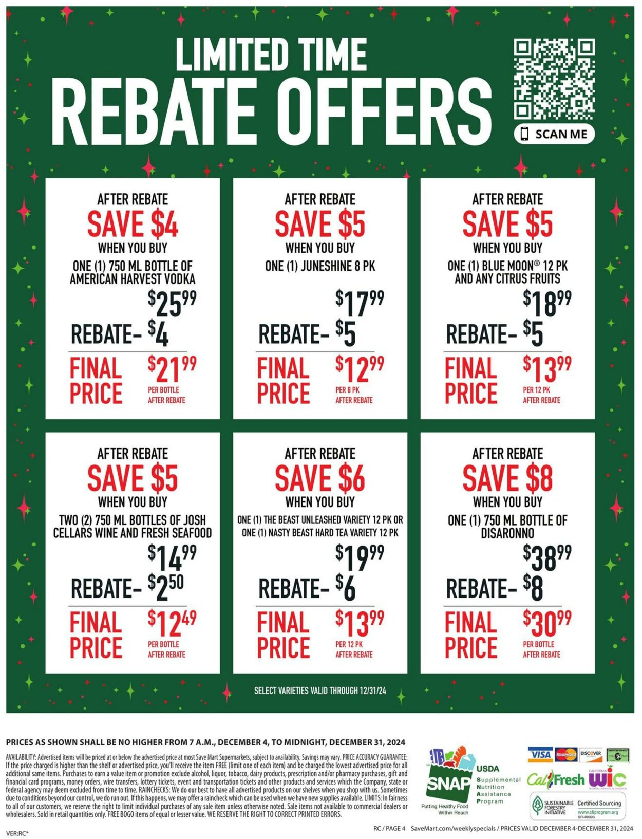 Weekly ad Save Mart 12/04/2024 - 12/31/2024