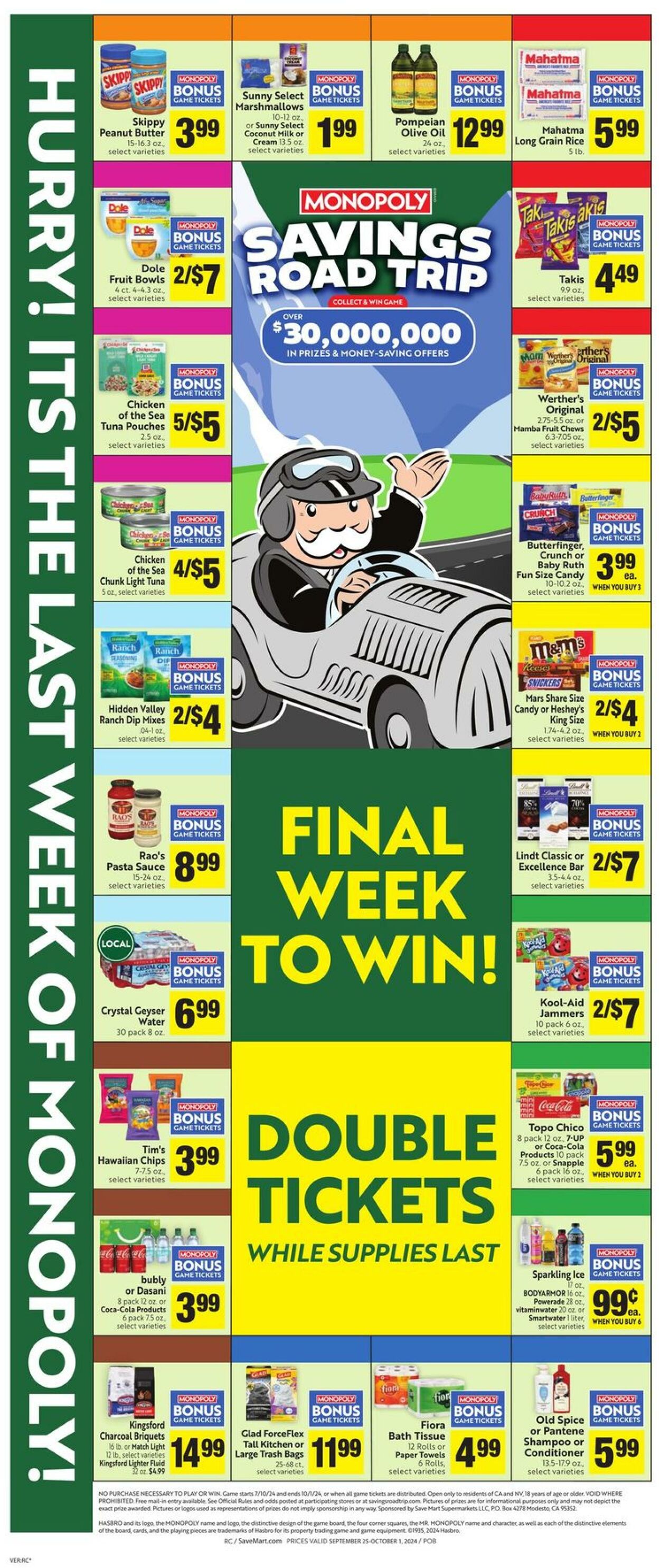 Weekly ad Save Mart 09/25/2024 - 10/01/2024