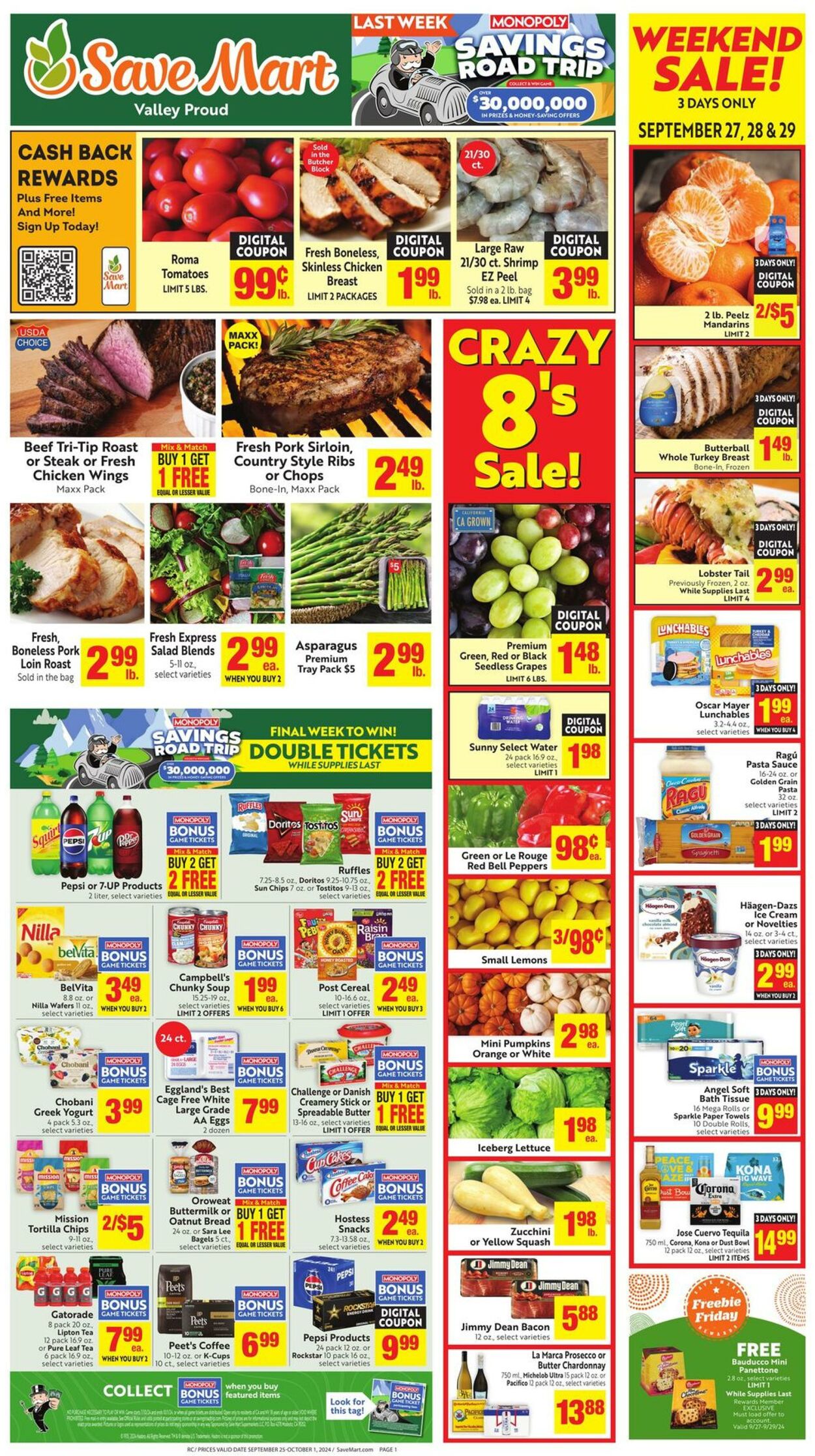 Weekly ad Save Mart 09/25/2024 - 10/01/2024