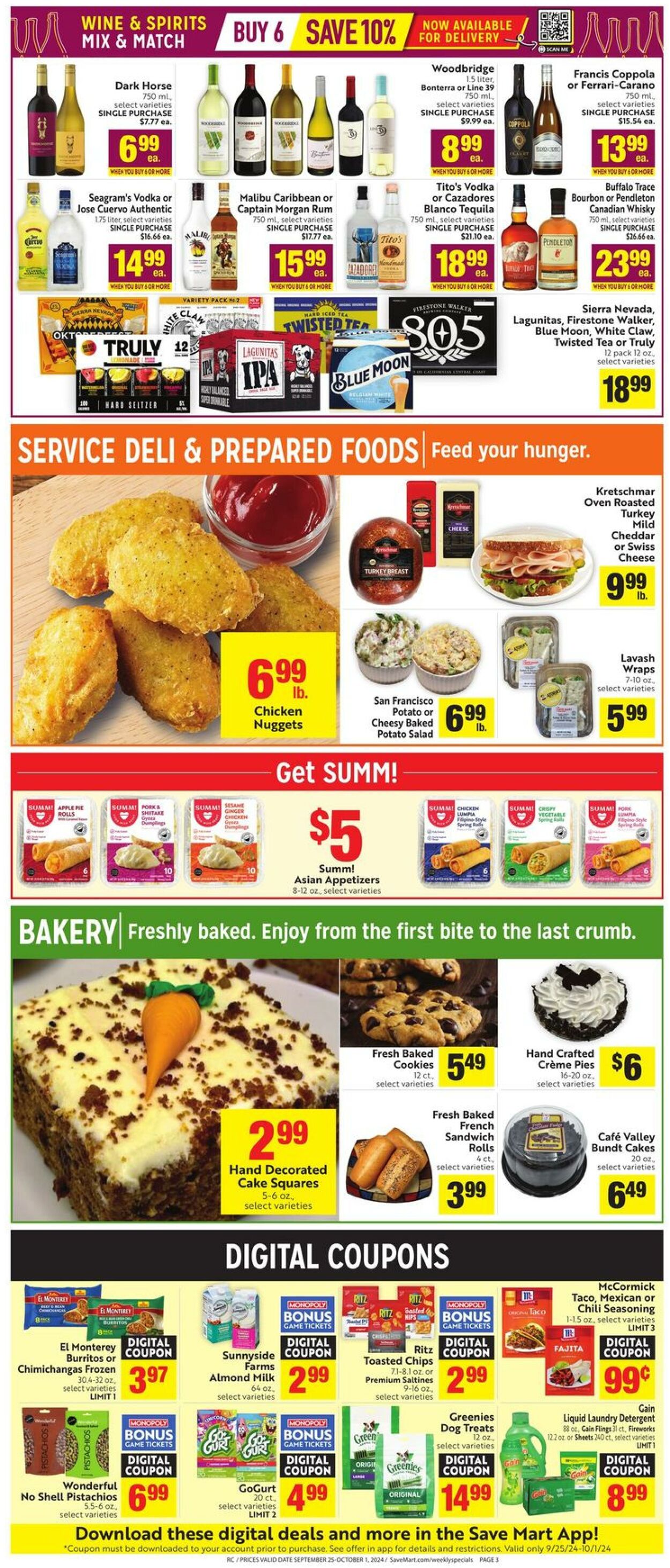 Weekly ad Save Mart 09/25/2024 - 10/01/2024