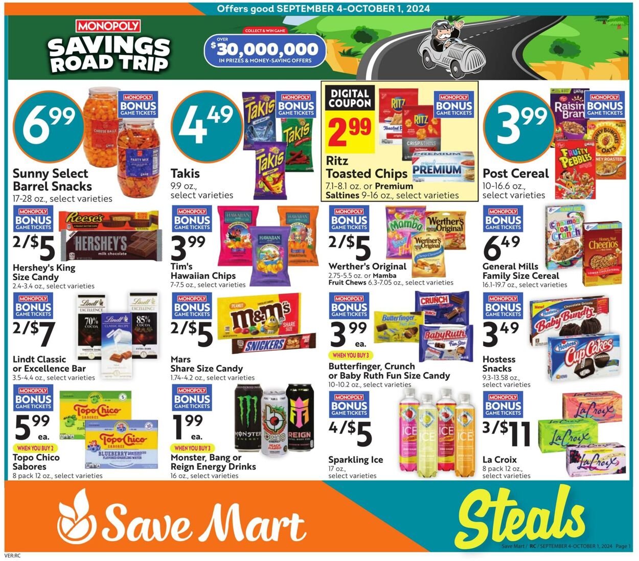 Weekly ad Save Mart 09/04/2024 - 10/01/2024