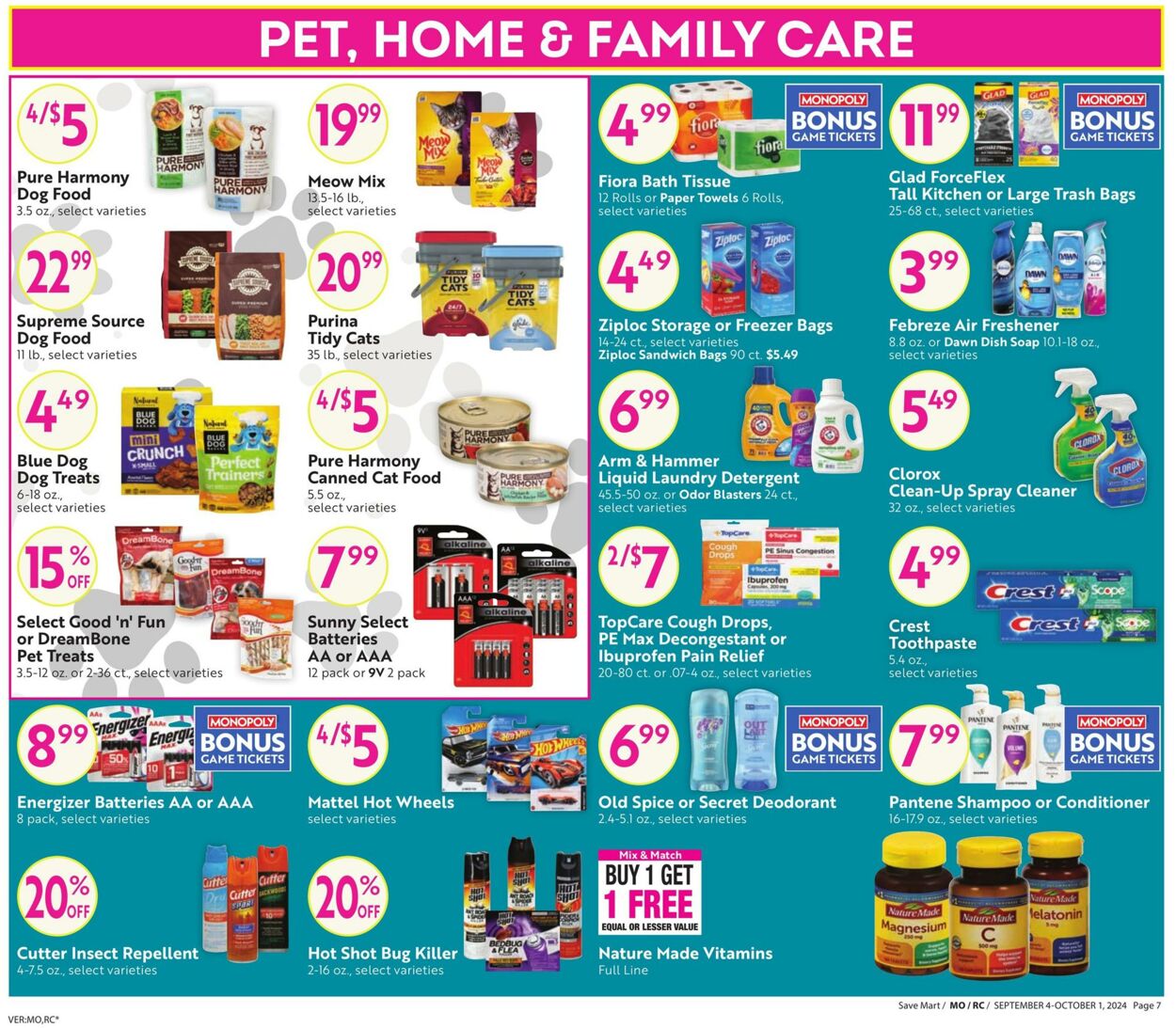 Weekly ad Save Mart 09/04/2024 - 10/01/2024