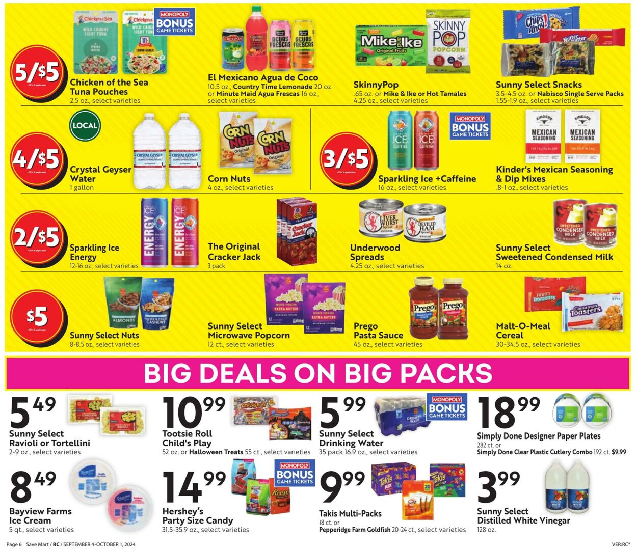 Weekly ad Save Mart 09/04/2024 - 10/01/2024