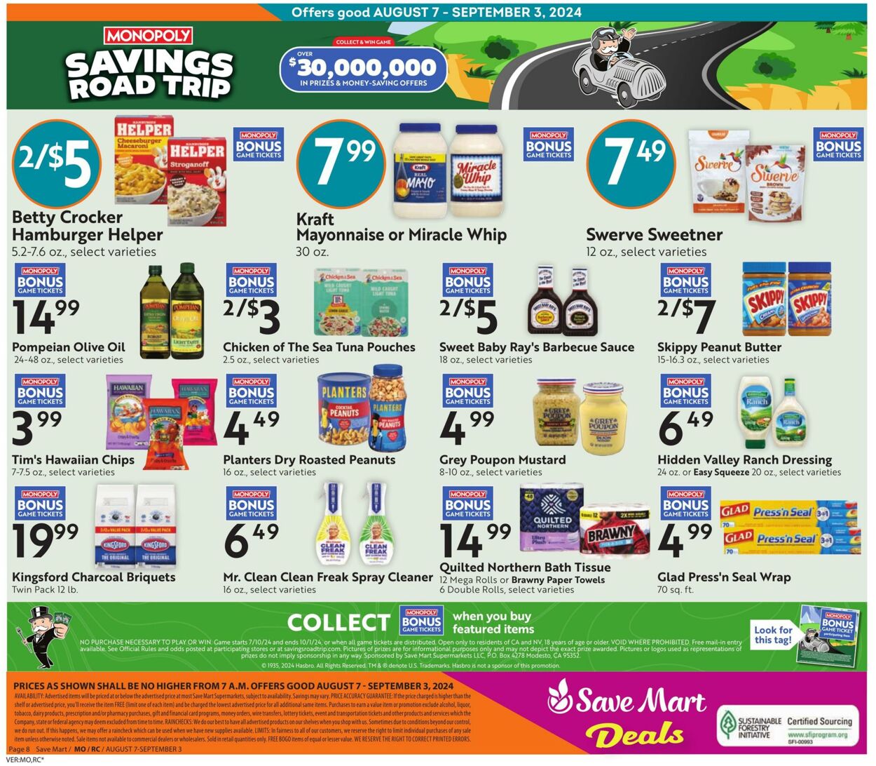 Weekly ad Save Mart 08/07/2024 - 09/03/2024