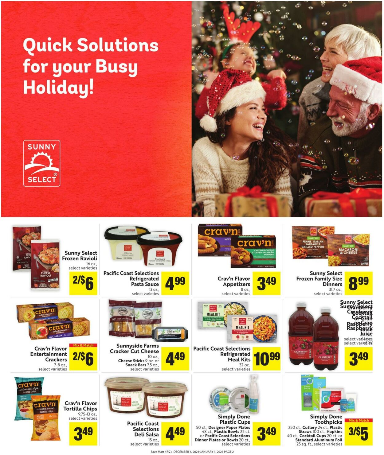 Weekly ad Save Mart 12/04/2024 - 01/01/2025