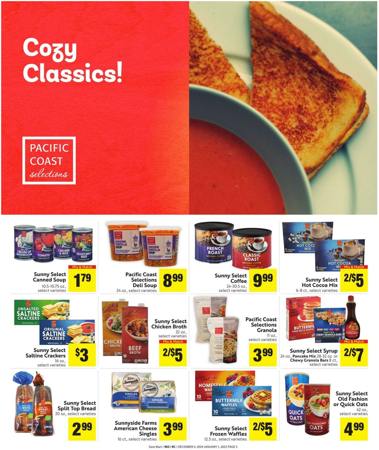 Weekly ad Save Mart 12/04/2024 - 01/01/2025