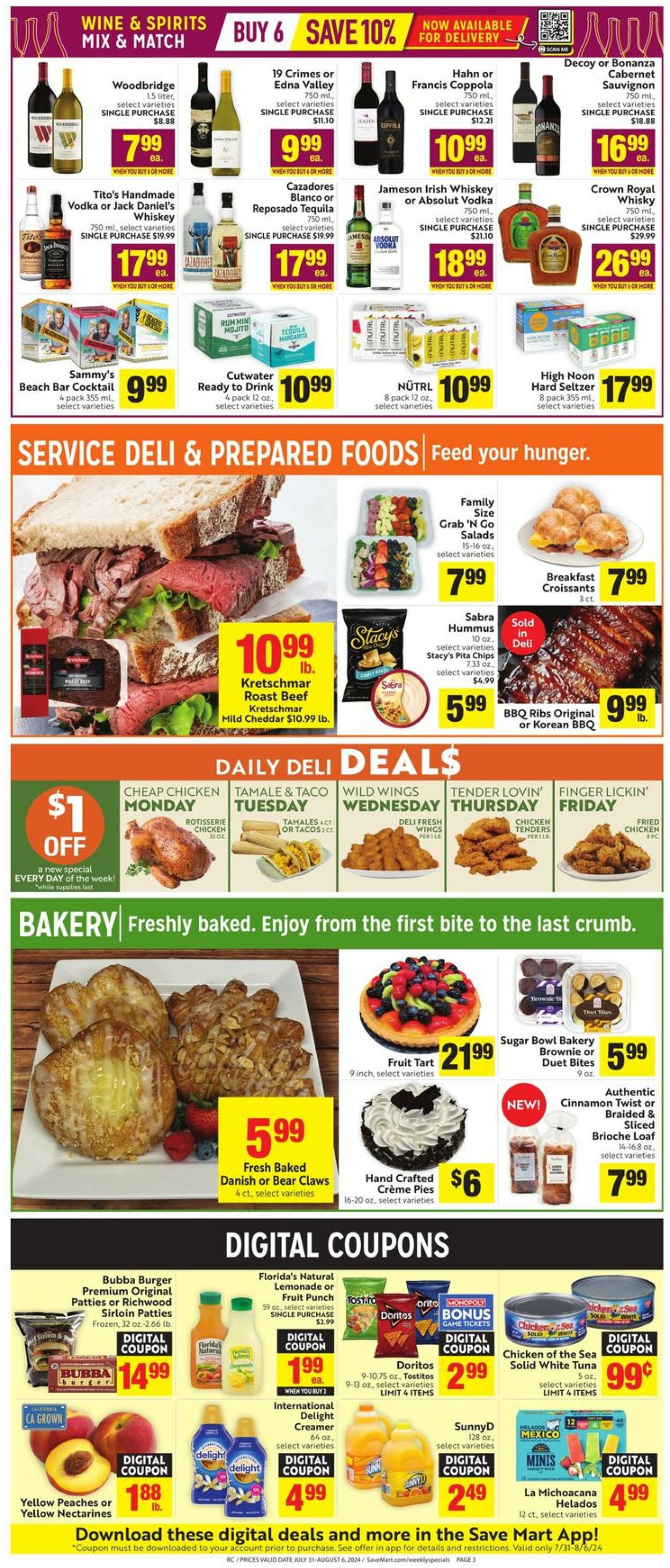 Weekly ad Save Mart 07/31/2024 - 08/06/2024