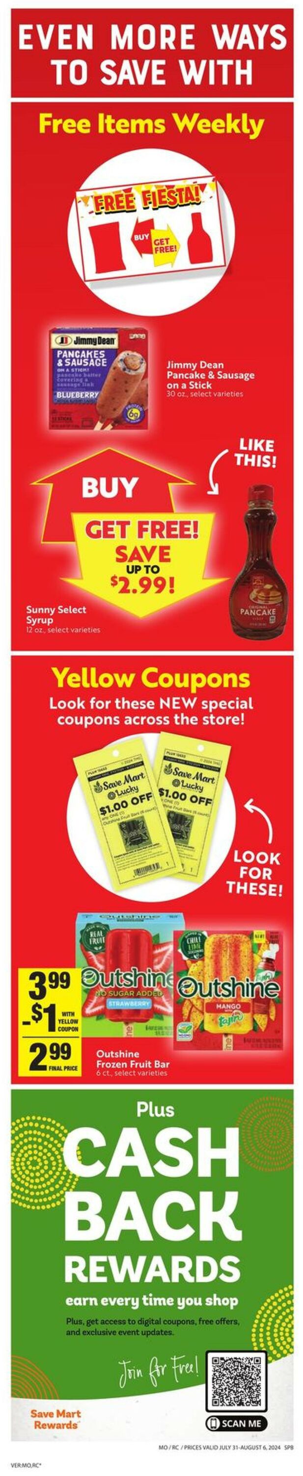 Weekly ad Save Mart 07/31/2024 - 08/06/2024