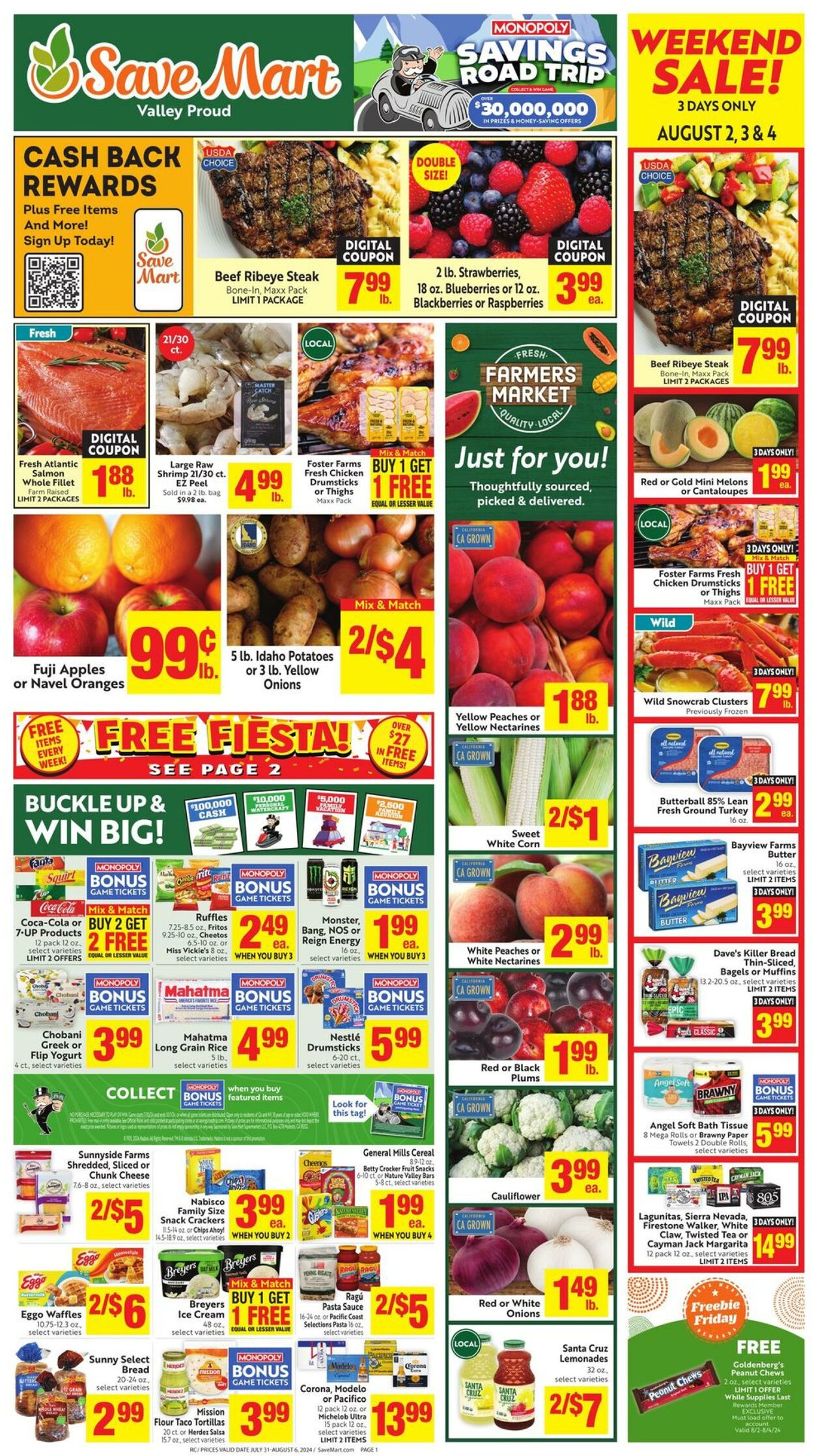 Weekly ad Save Mart 07/31/2024 - 08/06/2024