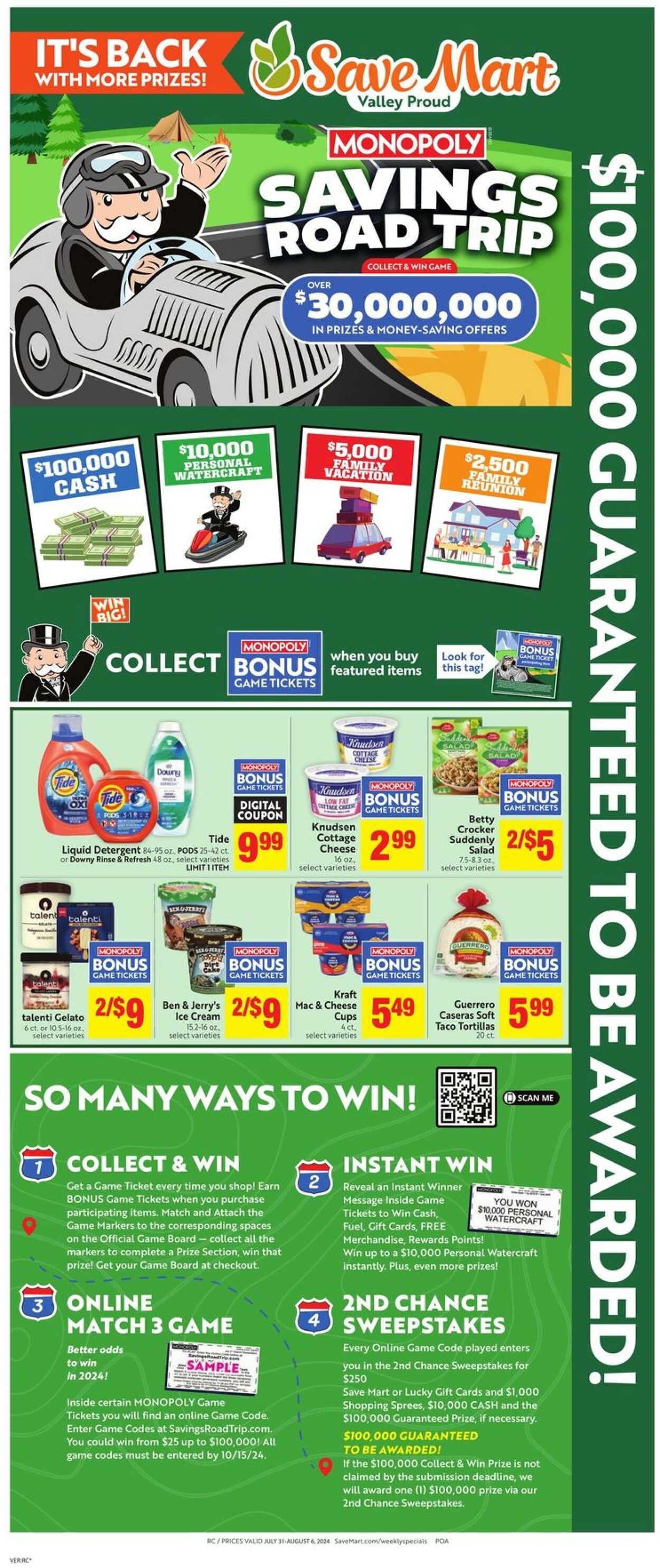 Weekly ad Save Mart 07/31/2024 - 08/06/2024