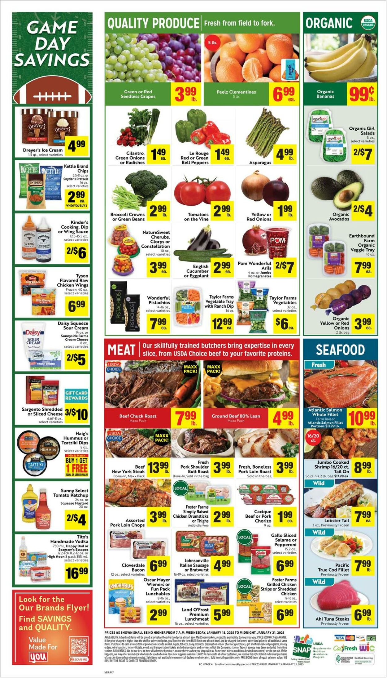 Weekly ad Save Mart 01/15/2025 - 01/21/2025