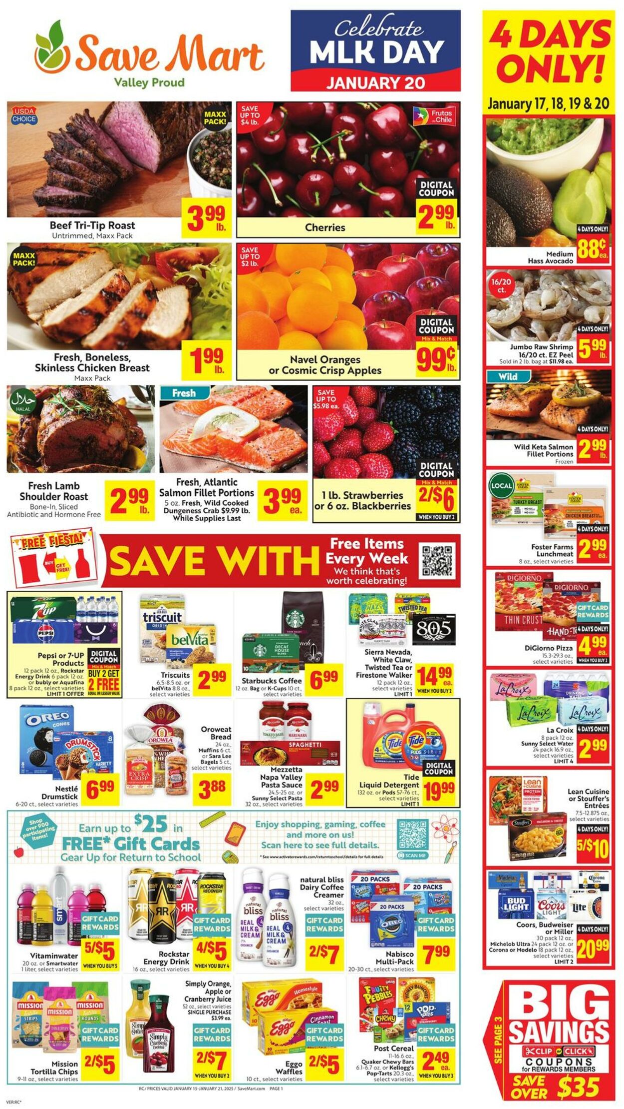 Weekly ad Save Mart 01/15/2025 - 01/21/2025