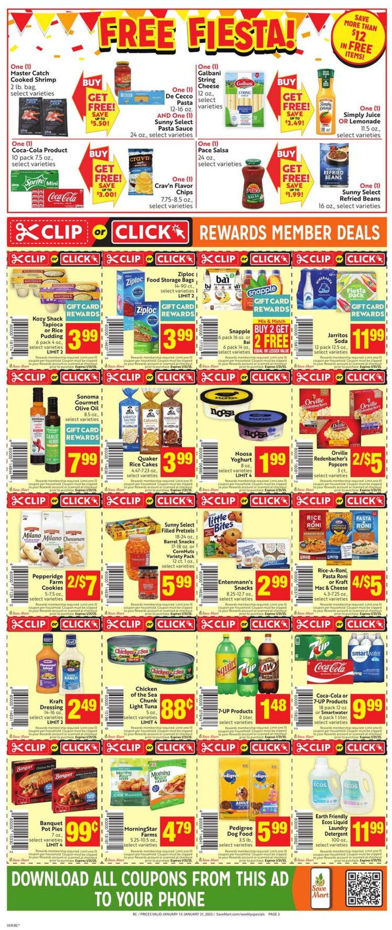 Weekly ad Save Mart 01/15/2025 - 01/21/2025