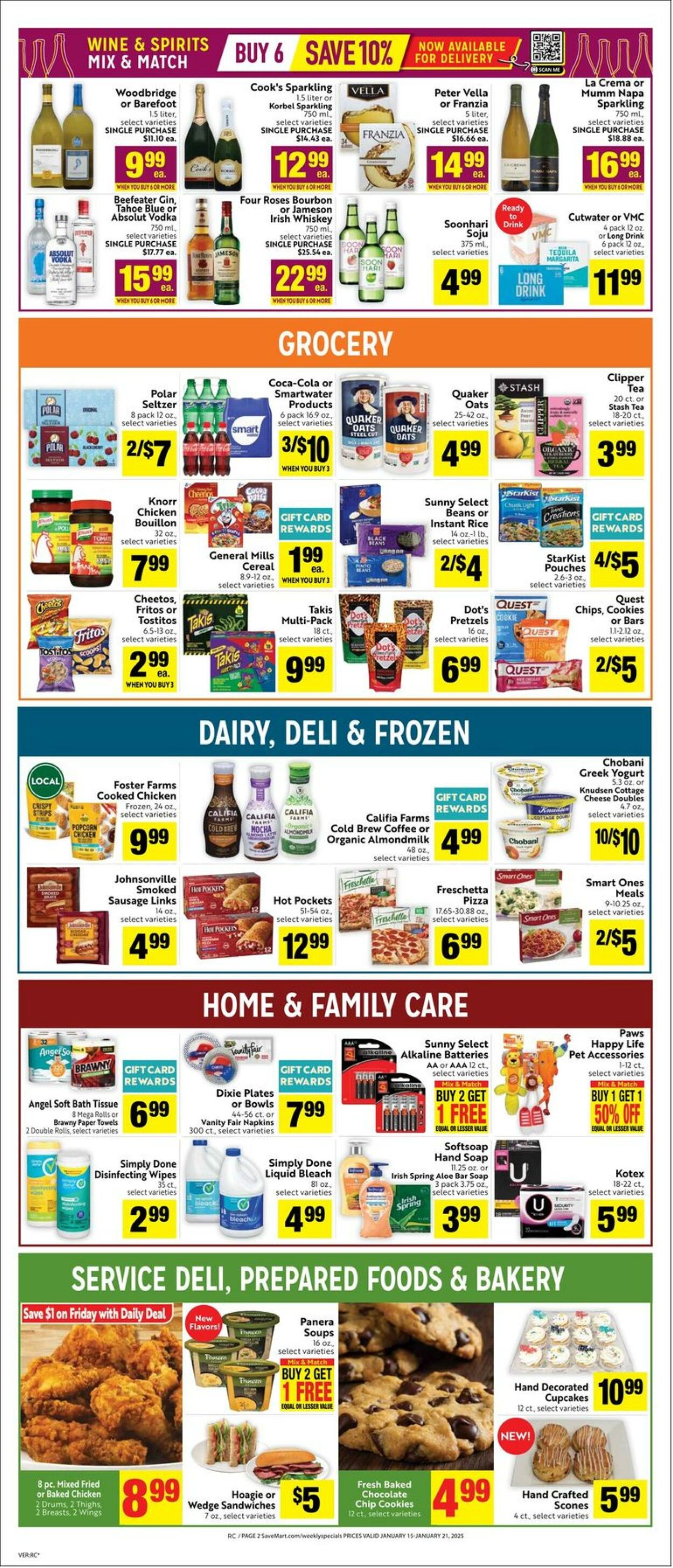 Weekly ad Save Mart 01/15/2025 - 01/21/2025