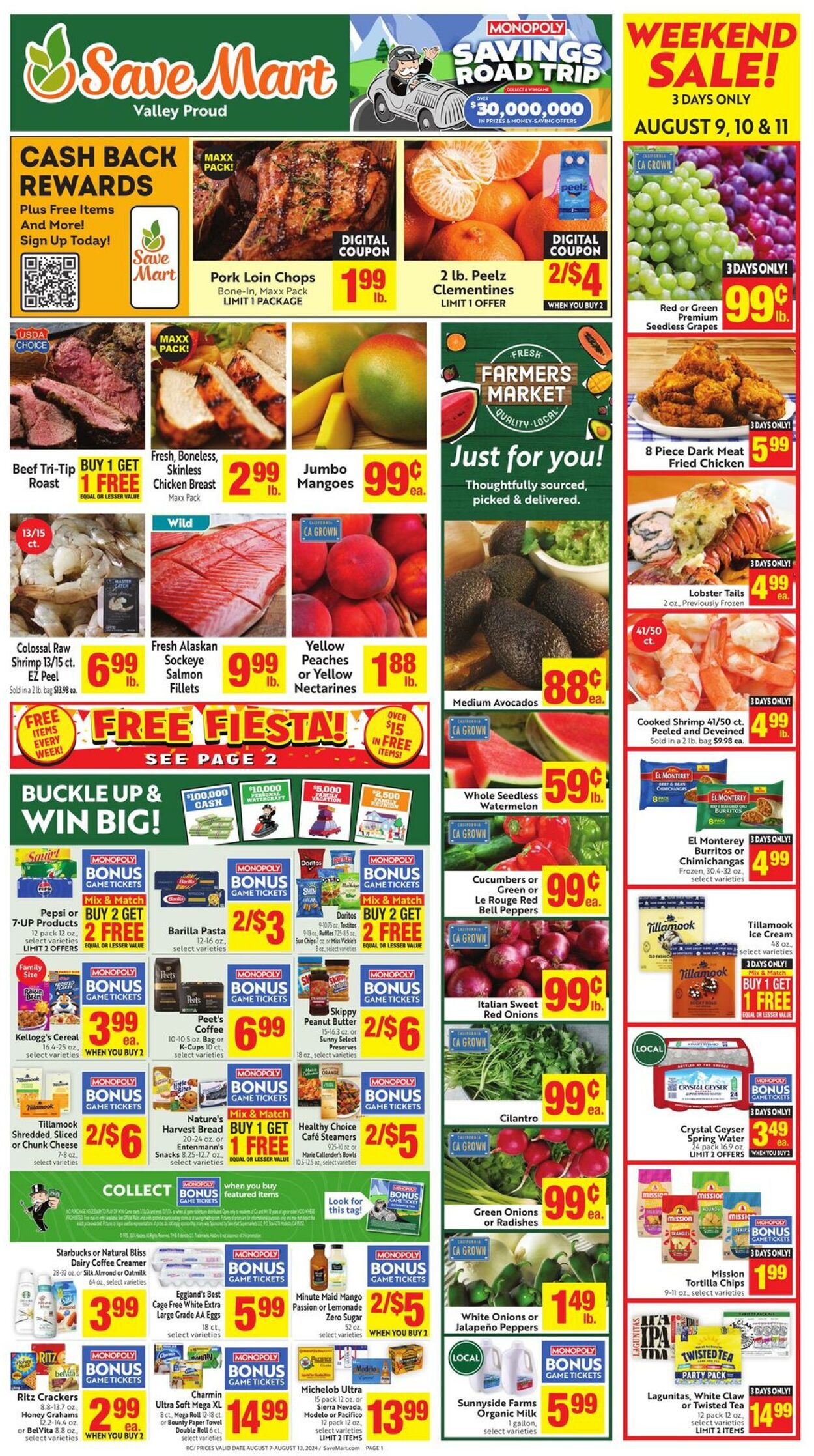 Weekly ad Save Mart 08/07/2024 - 08/13/2024