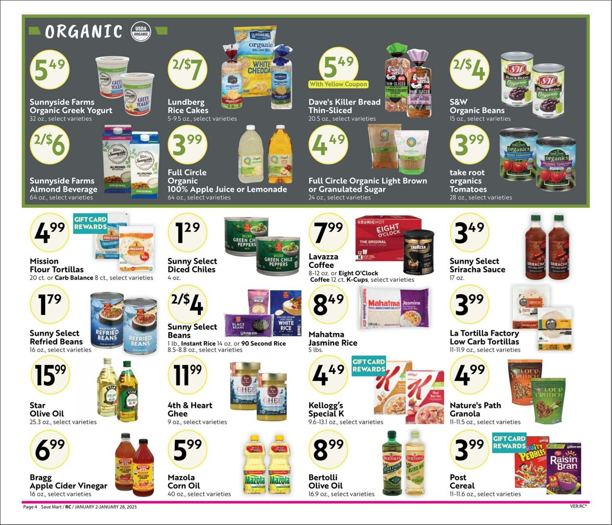 Weekly ad Save Mart 01/02/2025 - 01/28/2025