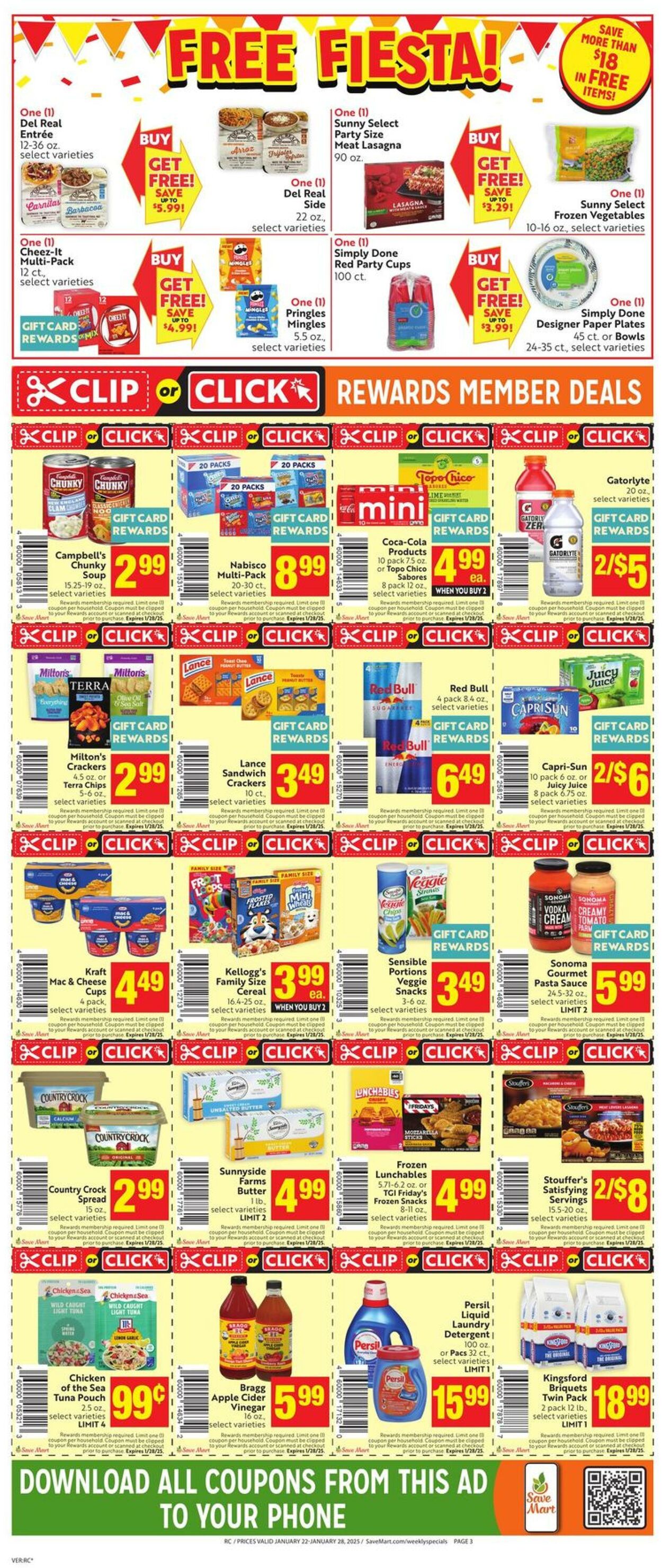 Weekly ad Save Mart 01/22/2025 - 01/28/2025