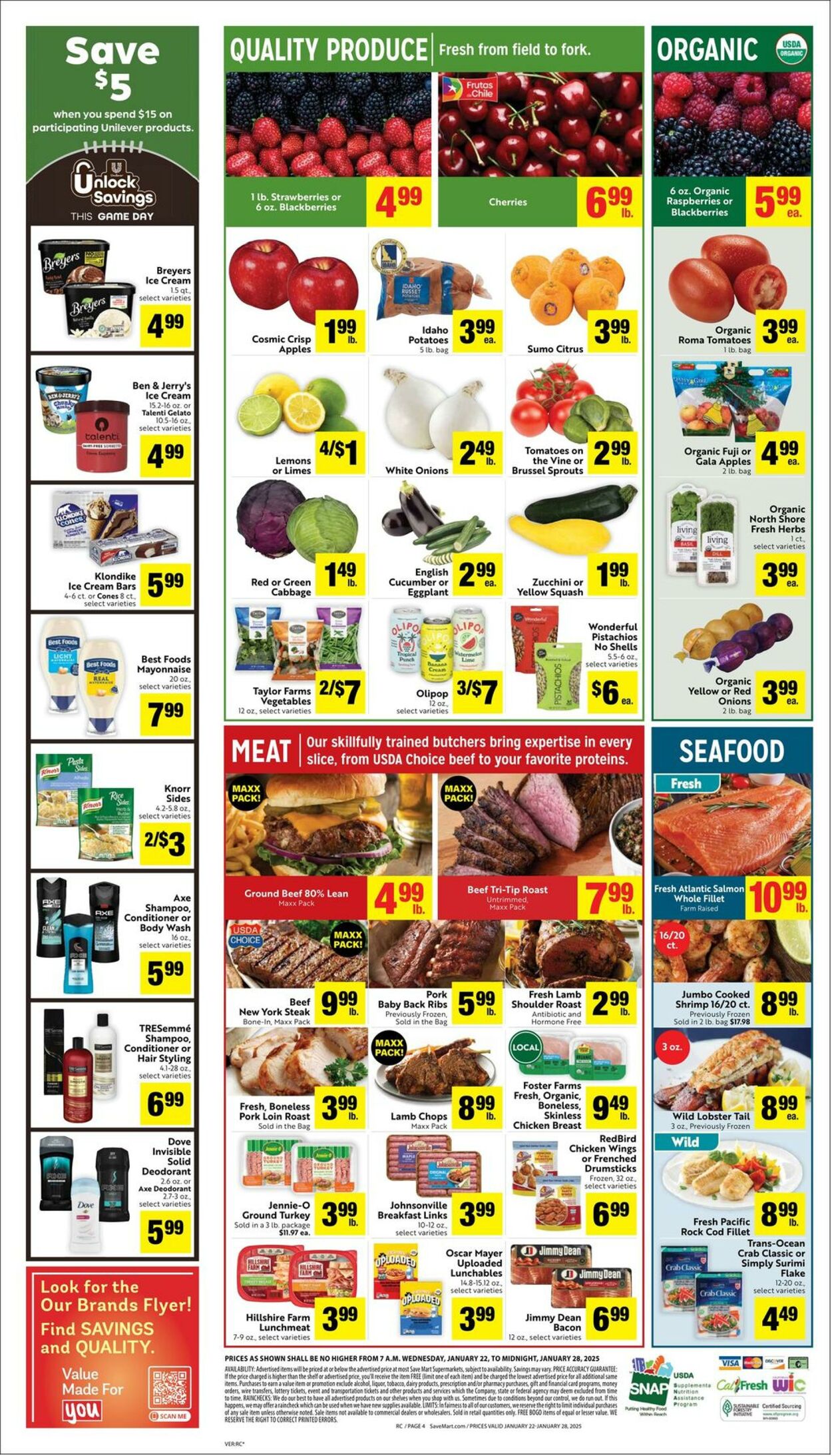 Weekly ad Save Mart 01/22/2025 - 01/28/2025