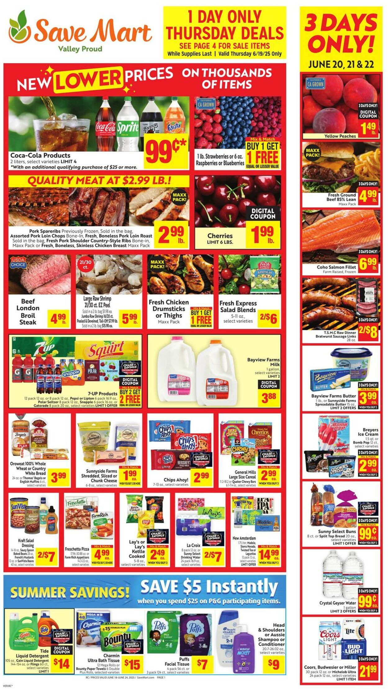 Weekly ad Save Mart 06/18/2025 - 06/24/2025