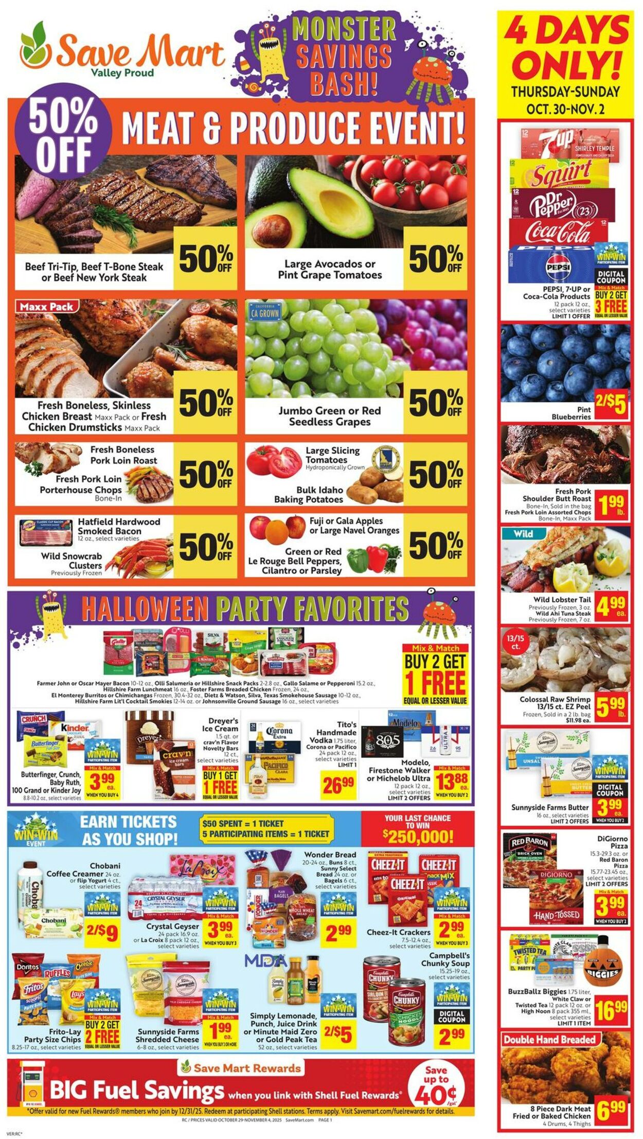 Weekly ad Save Mart 10/29/2025 - 11/04/2025