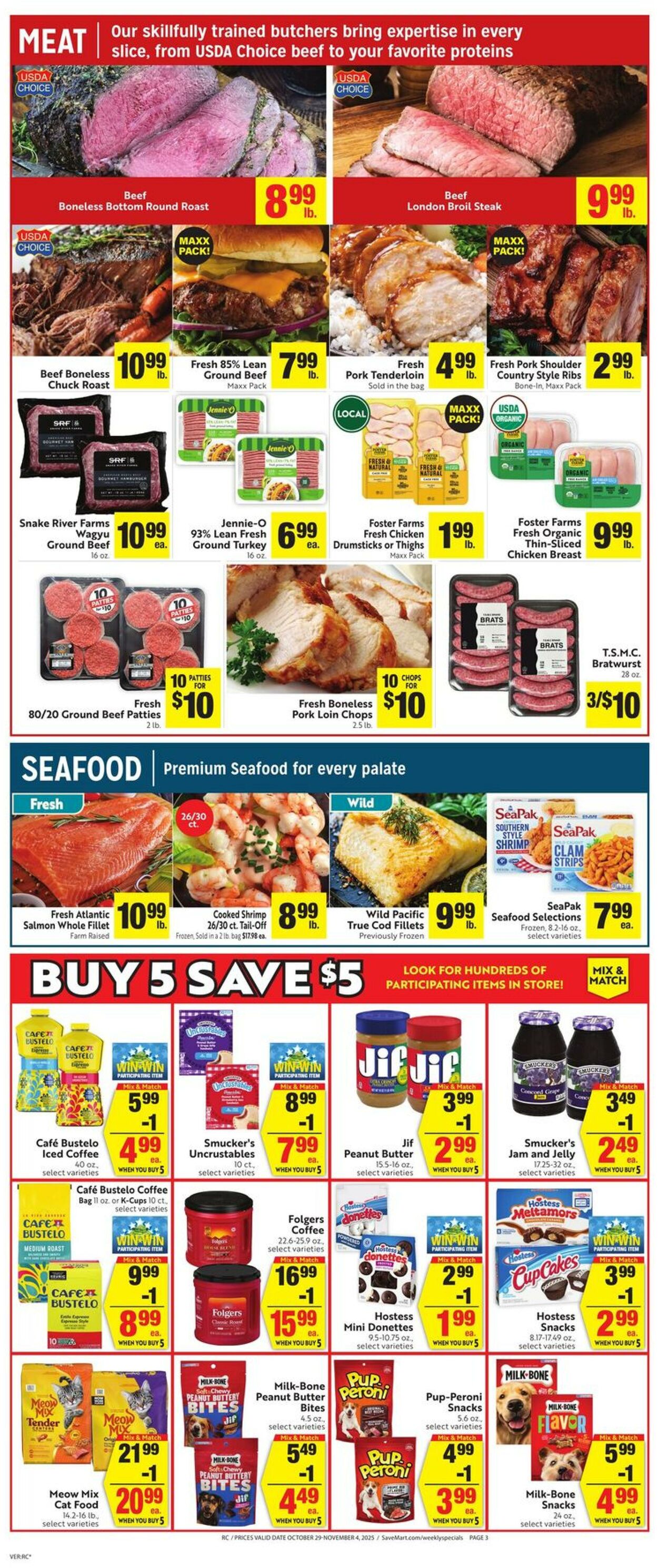 Weekly ad Save Mart 10/29/2025 - 11/04/2025