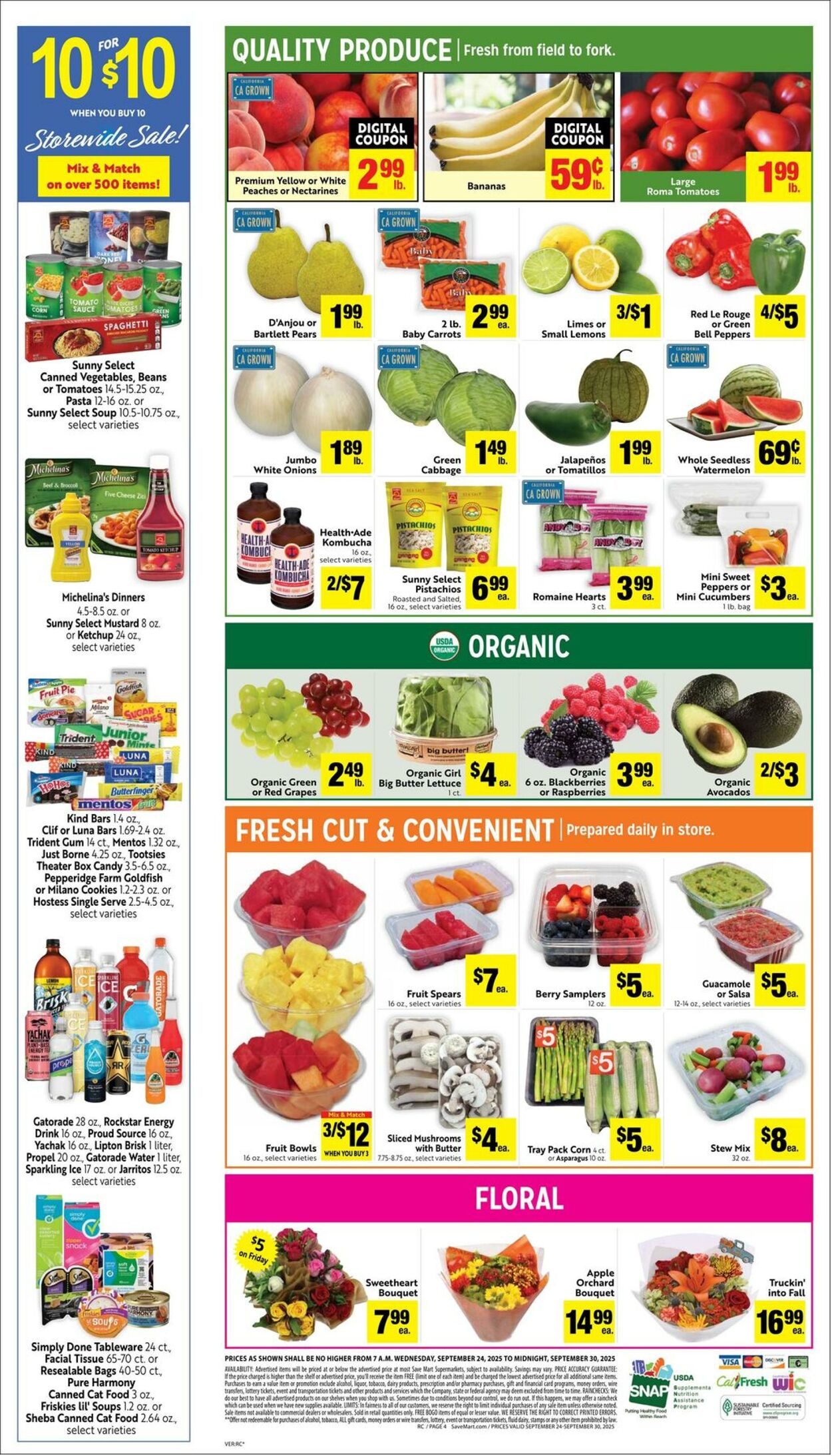 Weekly ad Save Mart 09/24/2025 - 09/30/2025