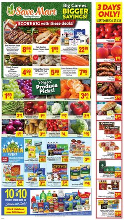 Weekly ad Save Mart 09/24/2025 - 09/30/2025