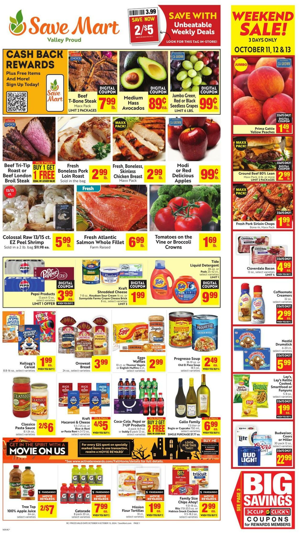 Weekly ad Save Mart 10/09/2024 - 10/15/2024