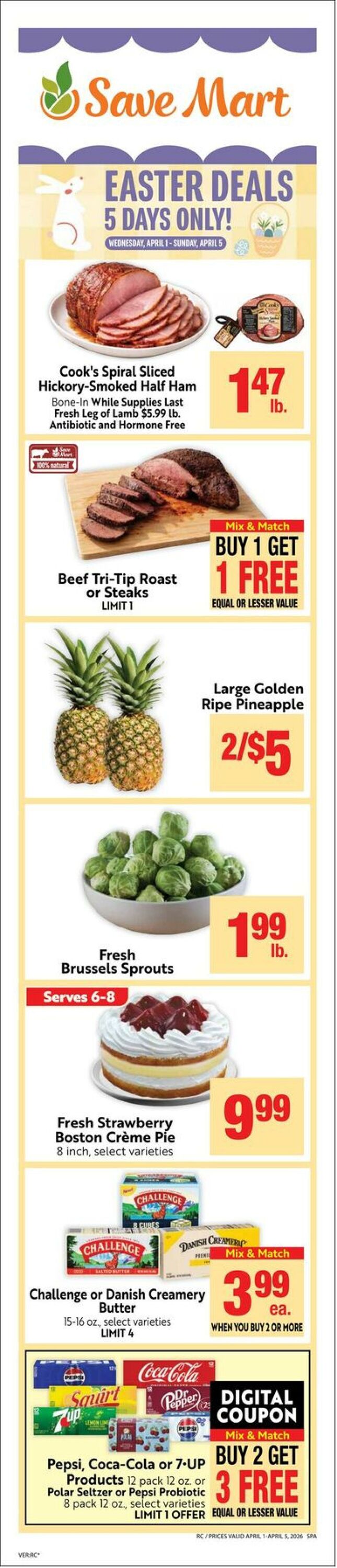 Weekly ad Save Mart 04/01/2026 - 04/07/2026