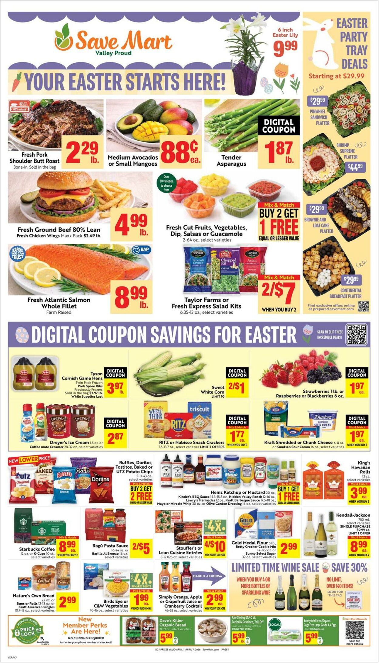 Weekly ad Save Mart 04/01/2026 - 04/07/2026