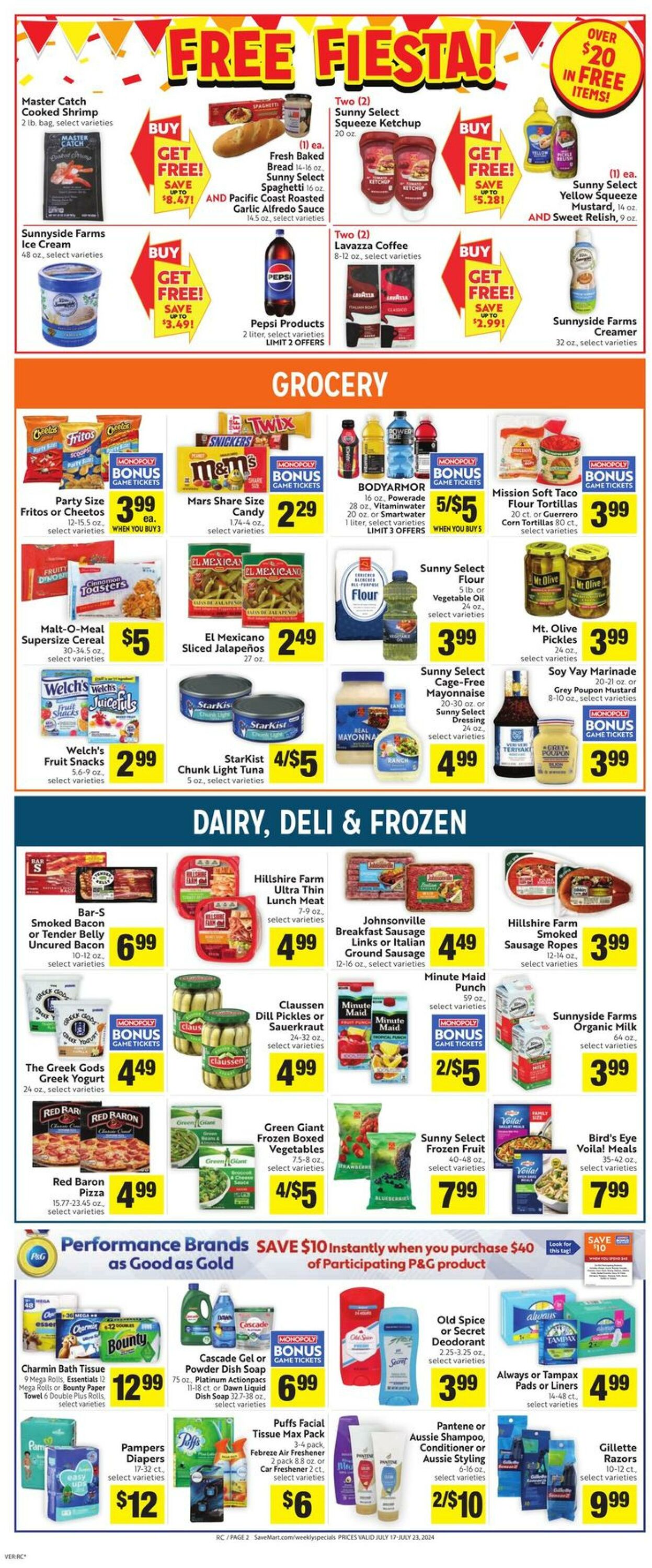 Weekly ad Save Mart 07/17/2024 - 07/23/2024