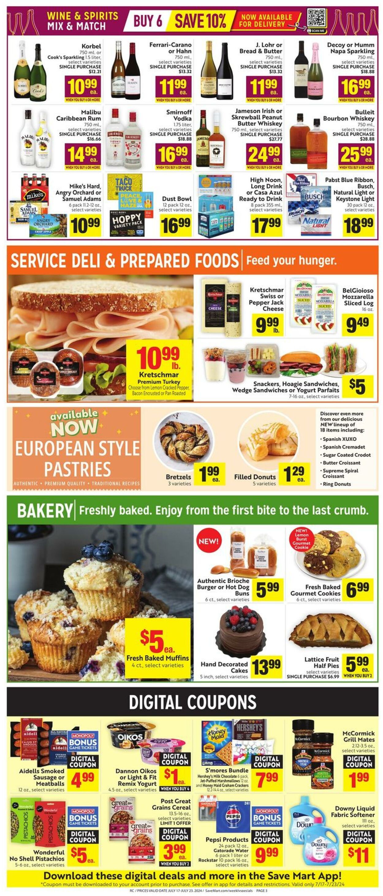 Weekly ad Save Mart 07/17/2024 - 07/23/2024