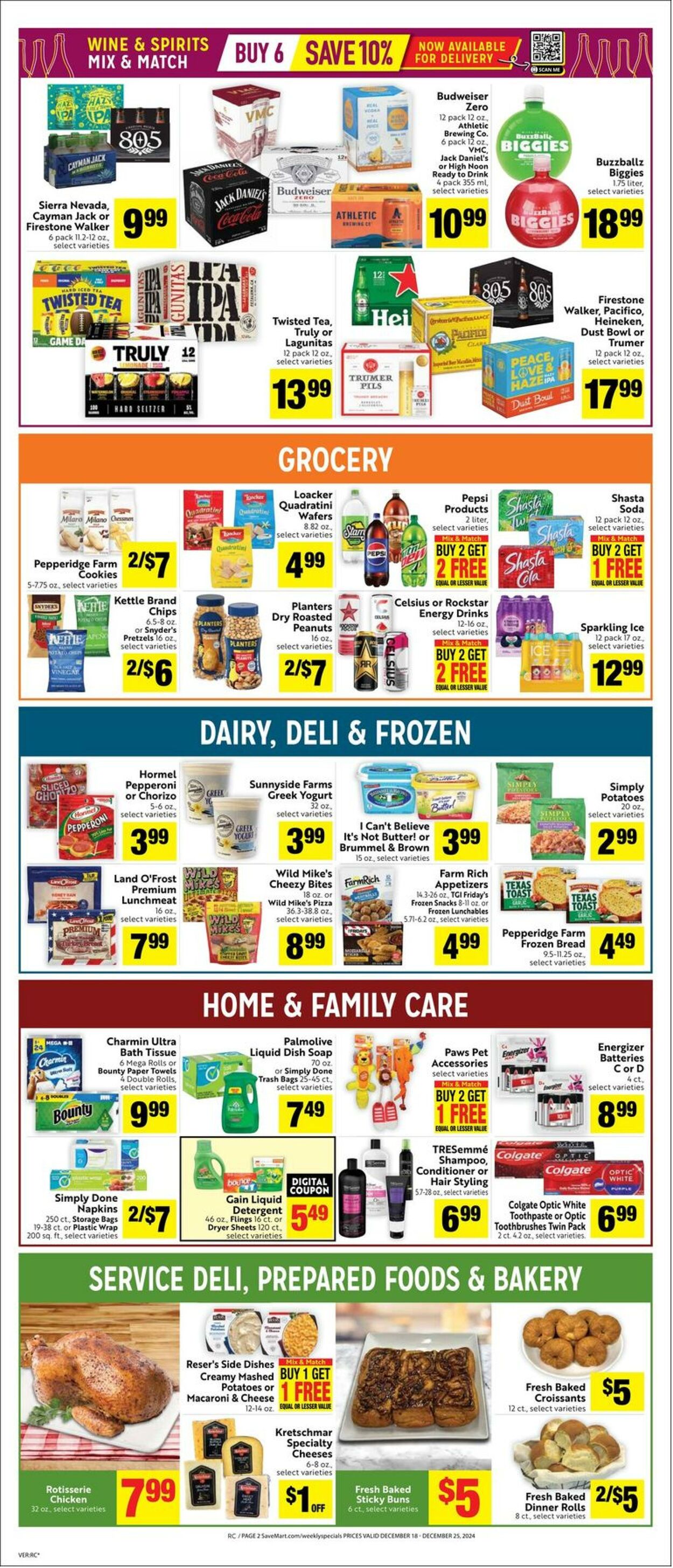 Weekly ad Save Mart 12/18/2024 - 12/25/2024