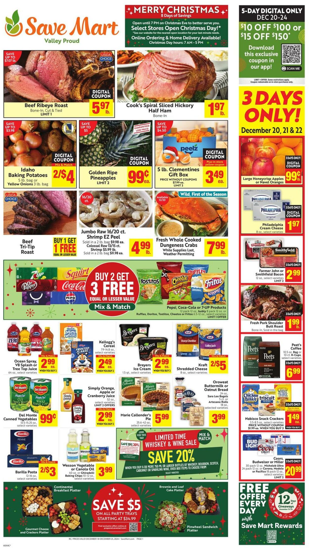 Weekly ad Save Mart 12/18/2024 - 12/25/2024